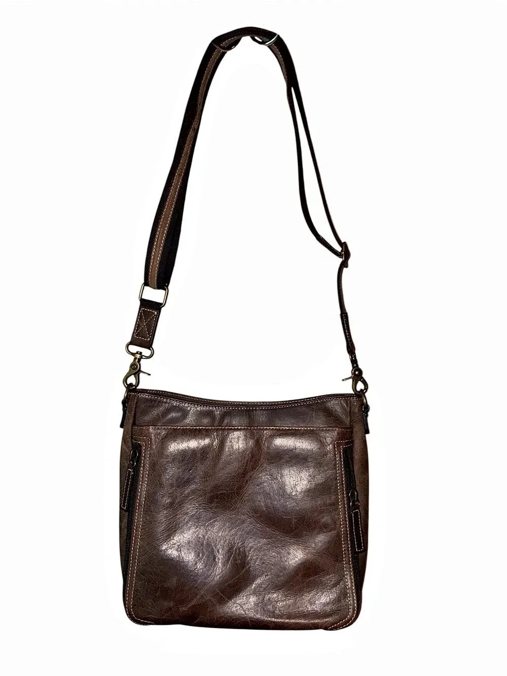 Gun Tote'n Mamas RFID Conceal/Carry Brown Crossbody Bag